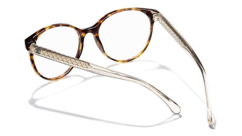 Chanel 3401 C714 Dark Tortoise Glasses | Buy Online | PRETAVOIR - US