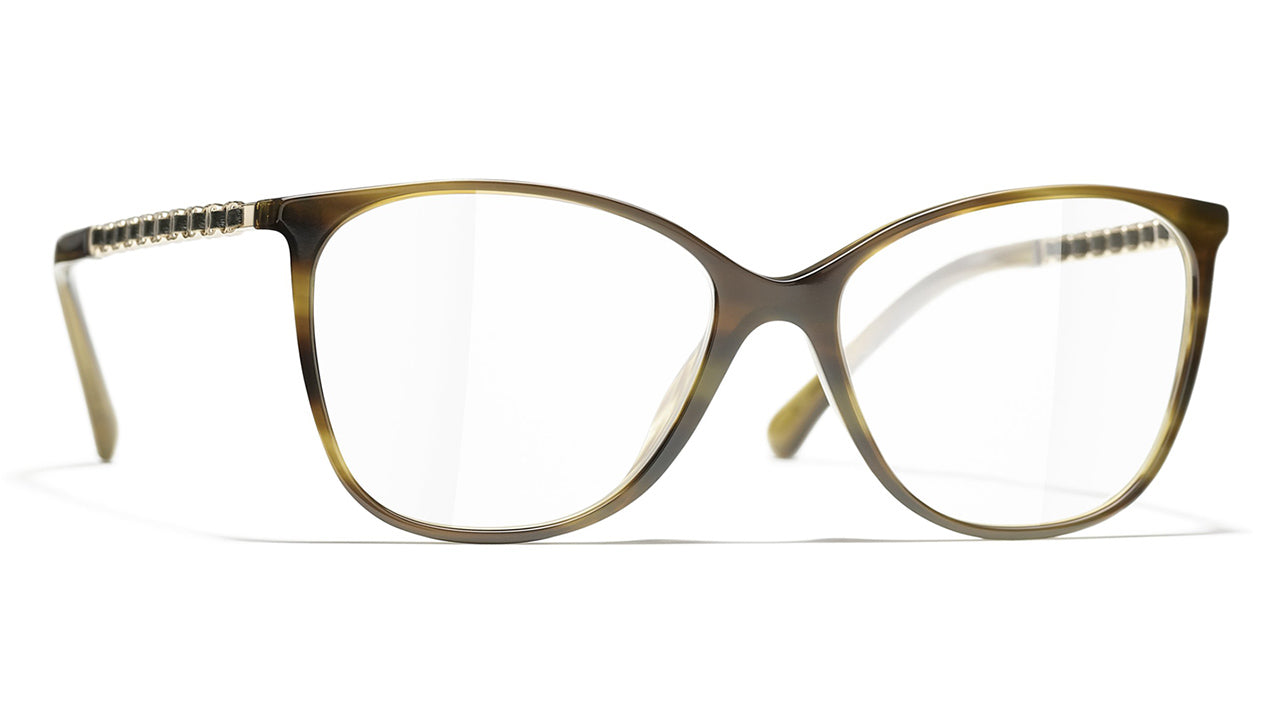 Chanel 3408Q C714 Dark Tortoise Glasses | Buy Online | PRETAVOIR - US