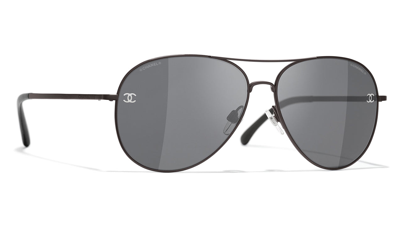 CHANEL Metal Aviator CC Sunglasses 4189-T-Q Pink 1275975