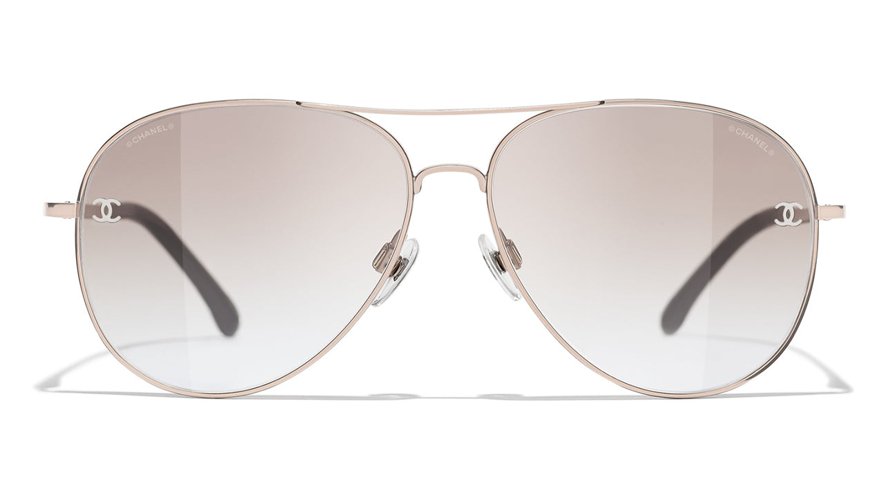 Chanel - Pilot Sunglasses - Pink Blue Gray - Chanel Eyewear - Avvenice