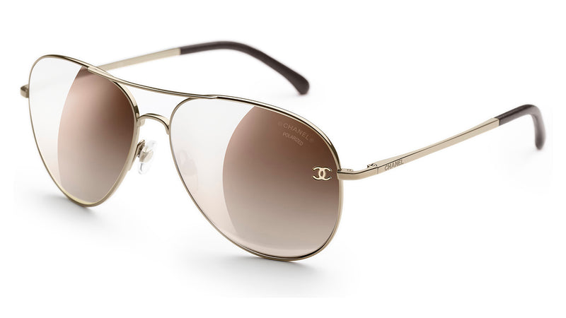 Chanel Aviator Mirrored Sunglasses - Gold Sunglasses, Accessories -  CHA1009964 | The RealReal