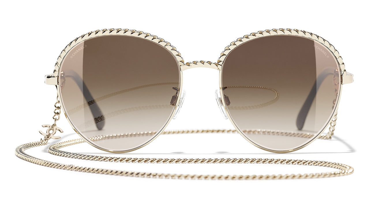 Chanel 4242 C395/S5 Gold Pantos Sunglasses