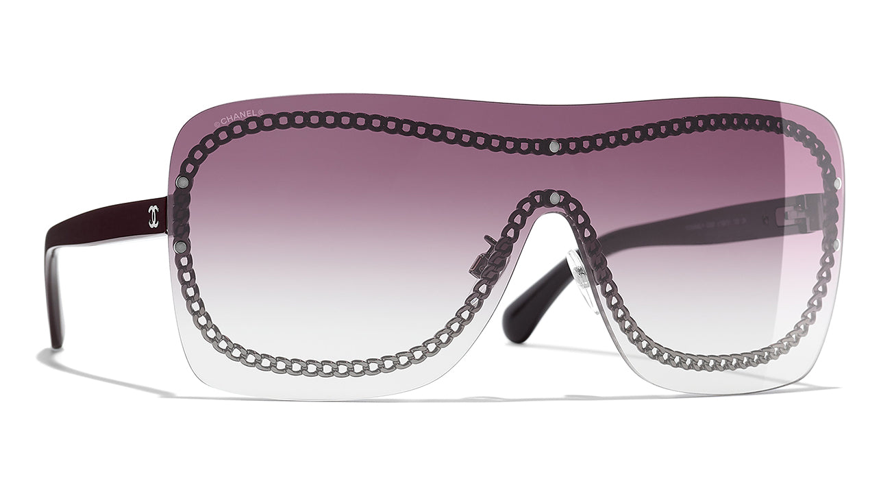 Chanel 4243 C108/S1 Burgundy Shield Sunglasses