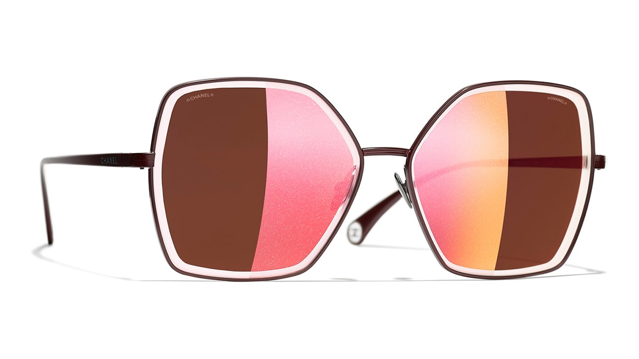 chanel sunglasses logo on side