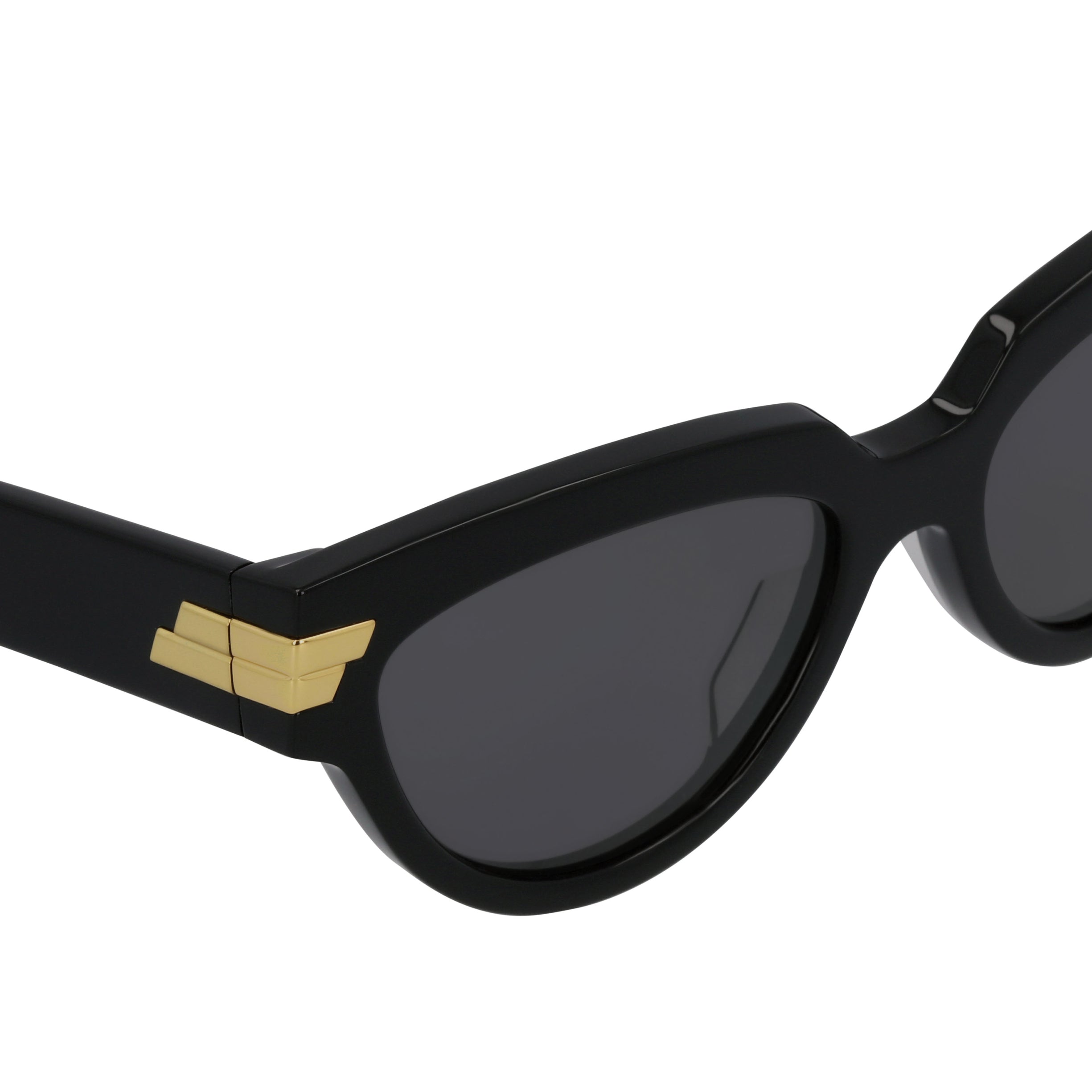 Buy Bottega Veneta Sunglasses 'Semi Shiny Solid Black' - BV1086S