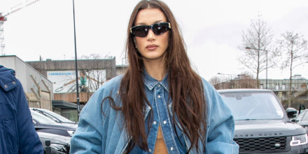 Bella Hadid Balenciaga BB0095S 001 Dynasty D-Frame Sunglasses