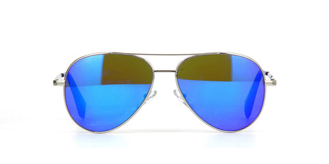Cutler and Gross 0740 Aviator Deep Blue Mirror Sunglasses