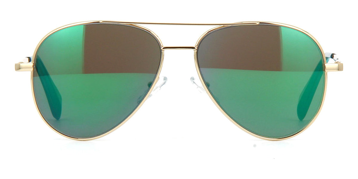 AVIATOR FLASH LENSES Sunglasses in Gold and Green - RB3025 | Ray-Ban® US