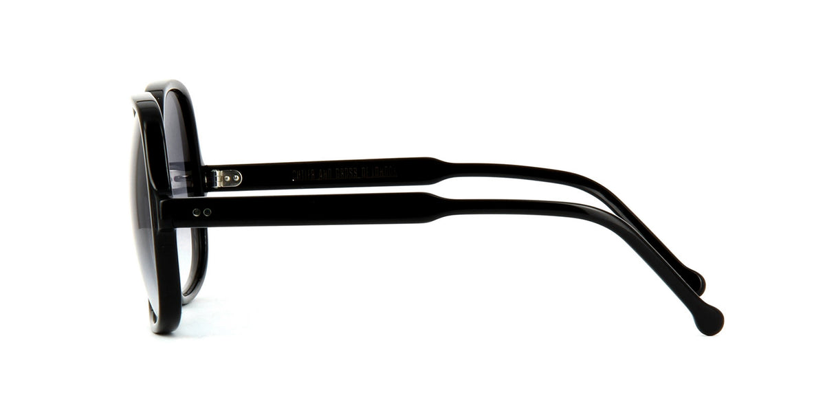 Cutler and Gross 0811 01 Black 'Victoria Beckham model' Sunglasses