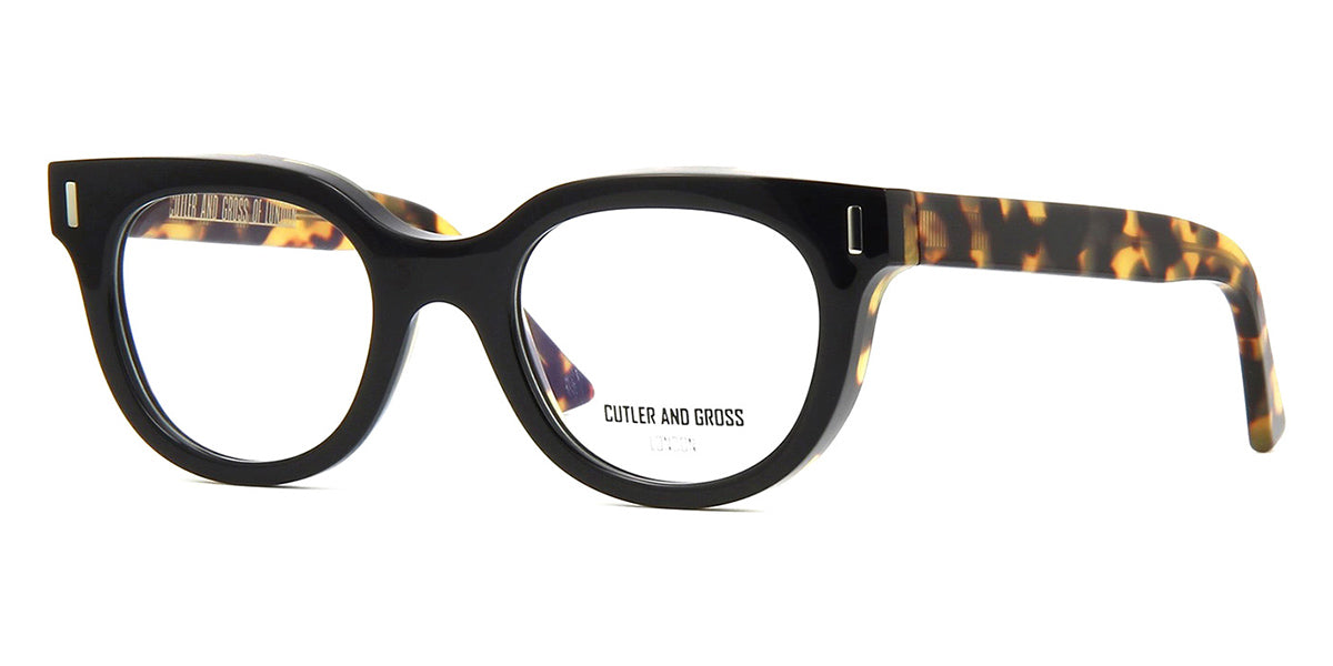 Cutler and Gross 1304 03 Black on Camouflage