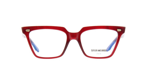 Cutler and Gross 1346 03 Red Crystal Glasses