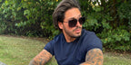 Porsche Design 8928 D Black & Gold Frame Interchangeable Grey Gradient Lenses