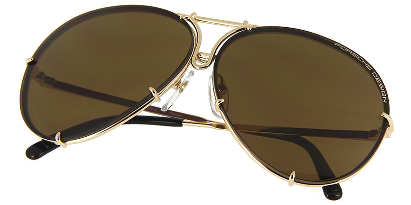 Porsche Design 8478 'Gold Edit' Three Lens Set Edition - As Seen On Larry Bird