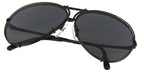 Porsche Design 8478 D Black Frame - Grey & Silver Lenses - As Seen On Kim Kardashian