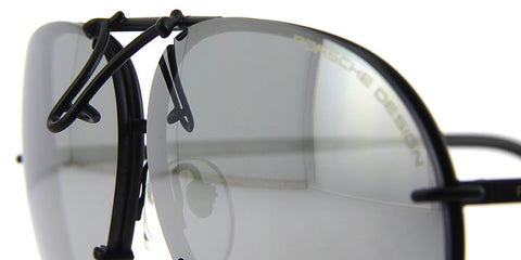 Porsche Design 8478 D Black Frame - Grey & Silver Lenses
