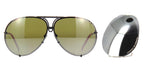 Porsche Design 8478 R VisionDrive Black Frame - Green Polar XTR + Silver Lenses