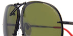 Porsche Design 8478 R VisionDrive Black Frame - Green Polar XTR + Silver Lenses