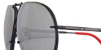 Porsche Design 8478 R VisionDrive Black Frame - Green Polar XTR + Silver Lenses