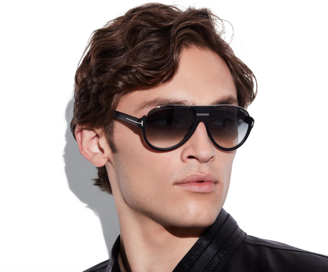Tom Ford Dimitry TF0334 01P - As Seen On Daddy Yankee & Logan Sargeant