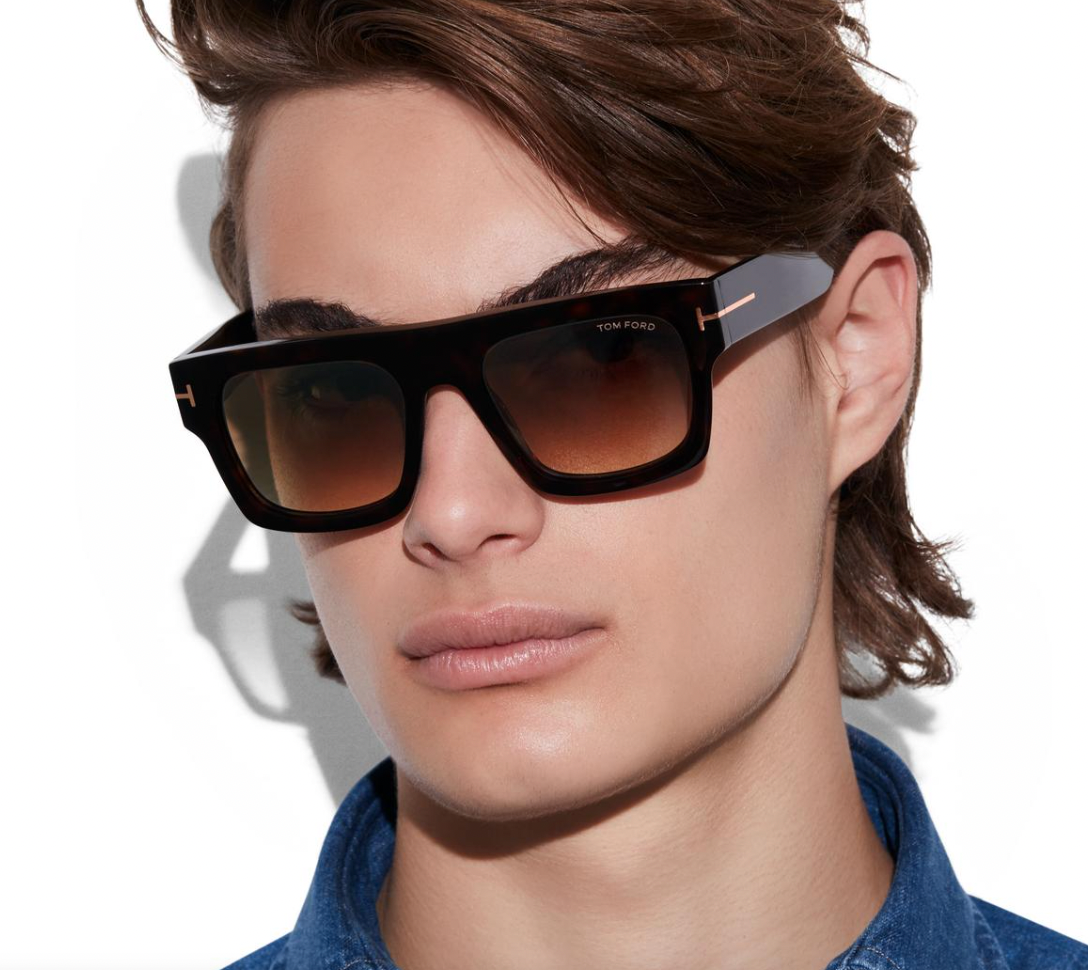 Tom Ford Fausto TF711 52F Havana Sunglasses - Main Image