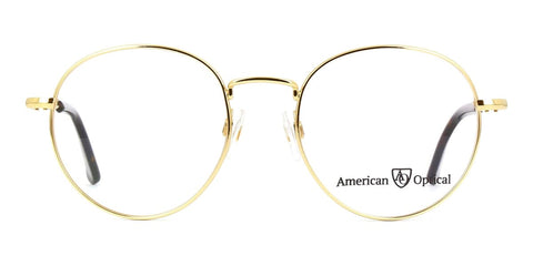 American Optical AO1002 Frame C1 ST TO Gold Glasses