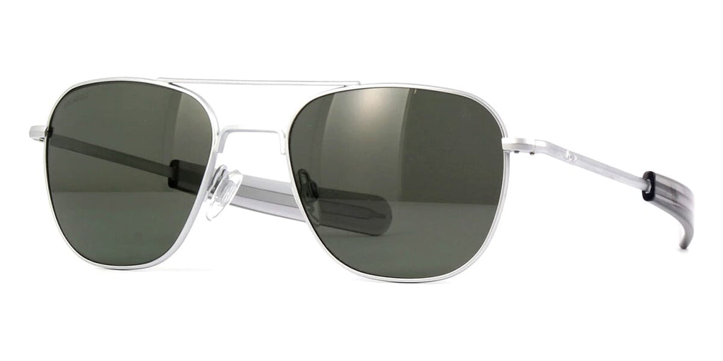 American Optical Original Pilot C4 BT SM GNG-P Matte Silver Polarised Sunglasses