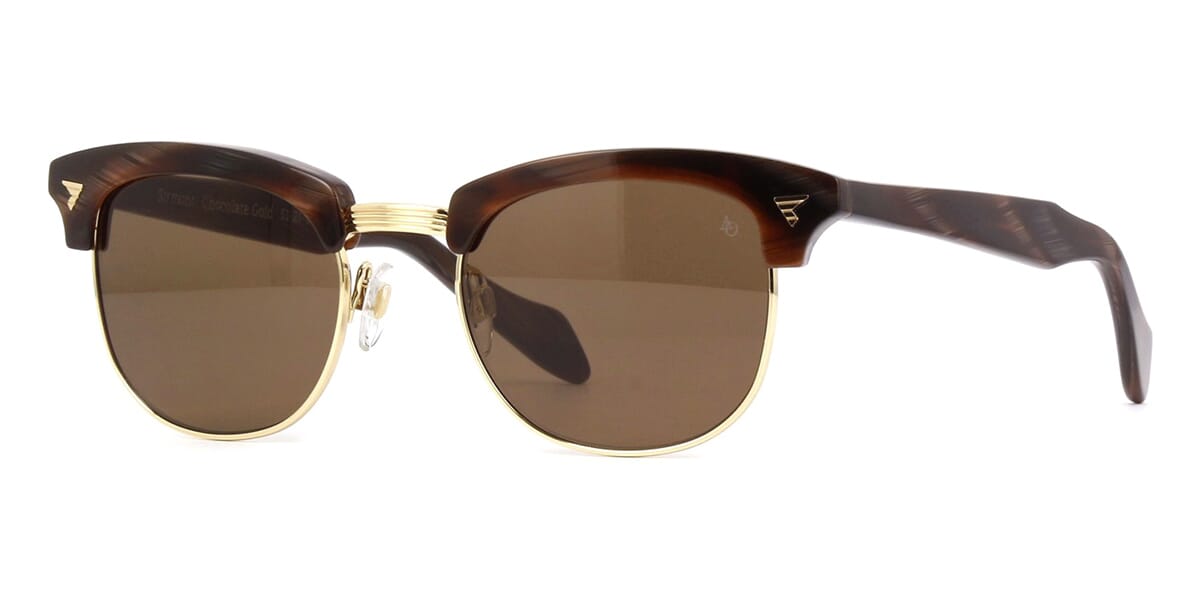 American Optical Sirmont C2 ST BNN Chocolate Gold Sunglasses