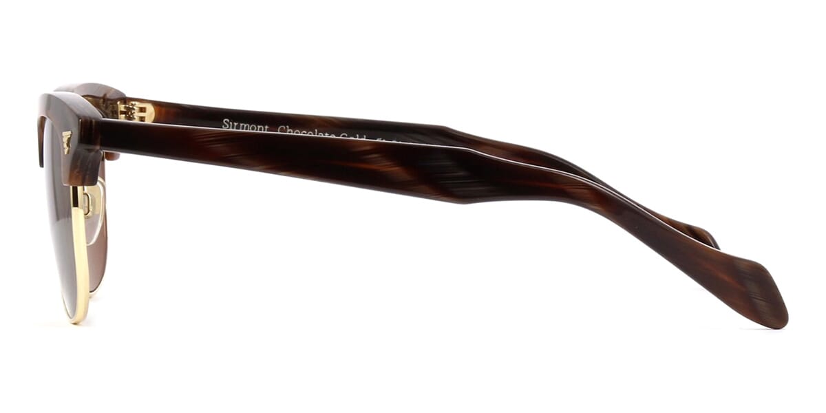 American Optical Sirmont C2 ST BNN Chocolate Gold Sunglasses
