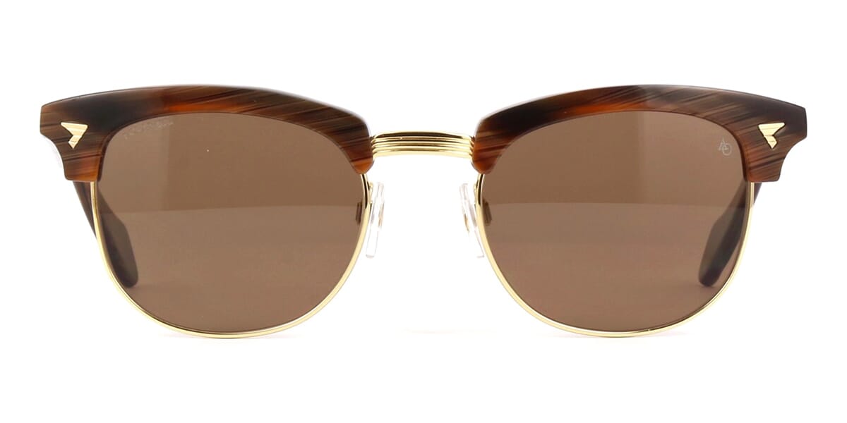 American Optical Sirmont C2 ST BNN-P Chocolate Gold Polarised Sunglasses
