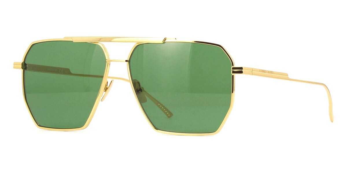 Brand New Bottega Veneta Sunglasses BV 1012/S-004 Gold/Green Men Women  Unisex 889652267142