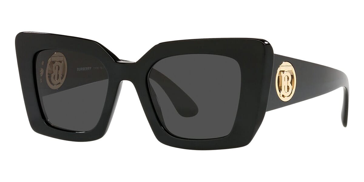 burberry goggles price Burberry Black Daisy Sunglasses