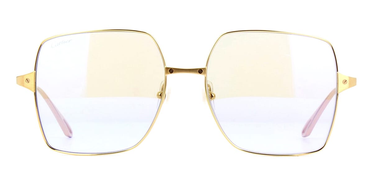 Cartier CT0297S 005 Shiny Gold Sunglasses