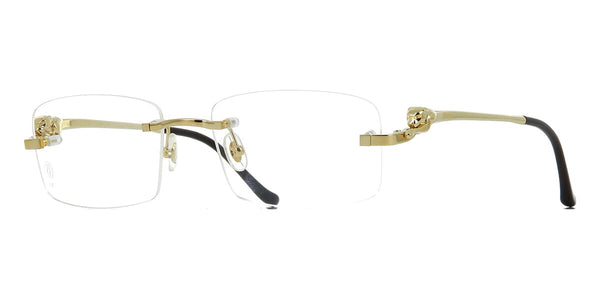 Gold panther cartier glasses sale