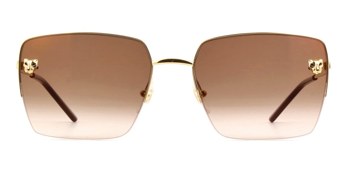 Cartier Panthere CT0333S 002 Sunglasses Gold