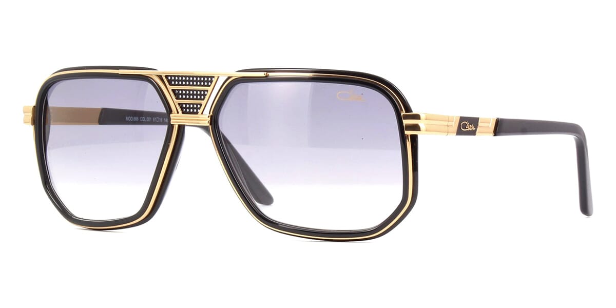 Cazal Legends 666 001 Gold Plated Sunglasses