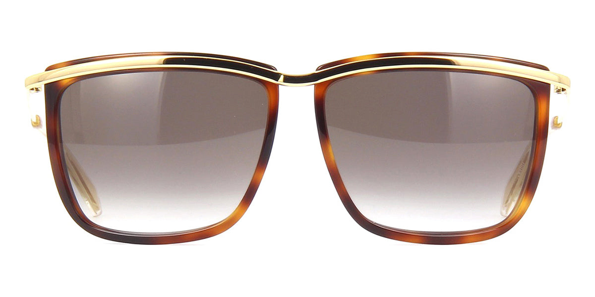 CELINE CL40141U 53F Havana Gold Sunglasses With Grey Lenses - US