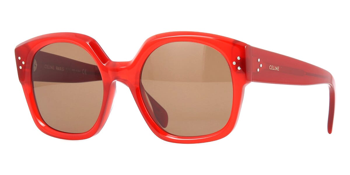 CELINE Polarized Square Sunglasses, 55mm