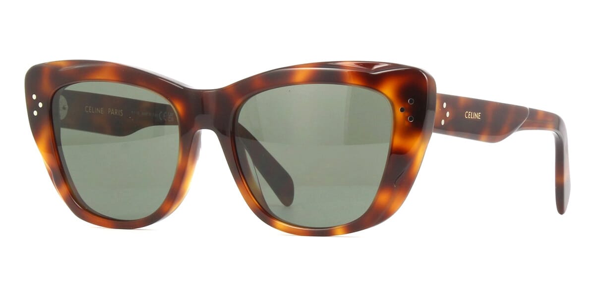 CELINE Dark Havana Cat Eye CL40199I 53N Sunglasses US