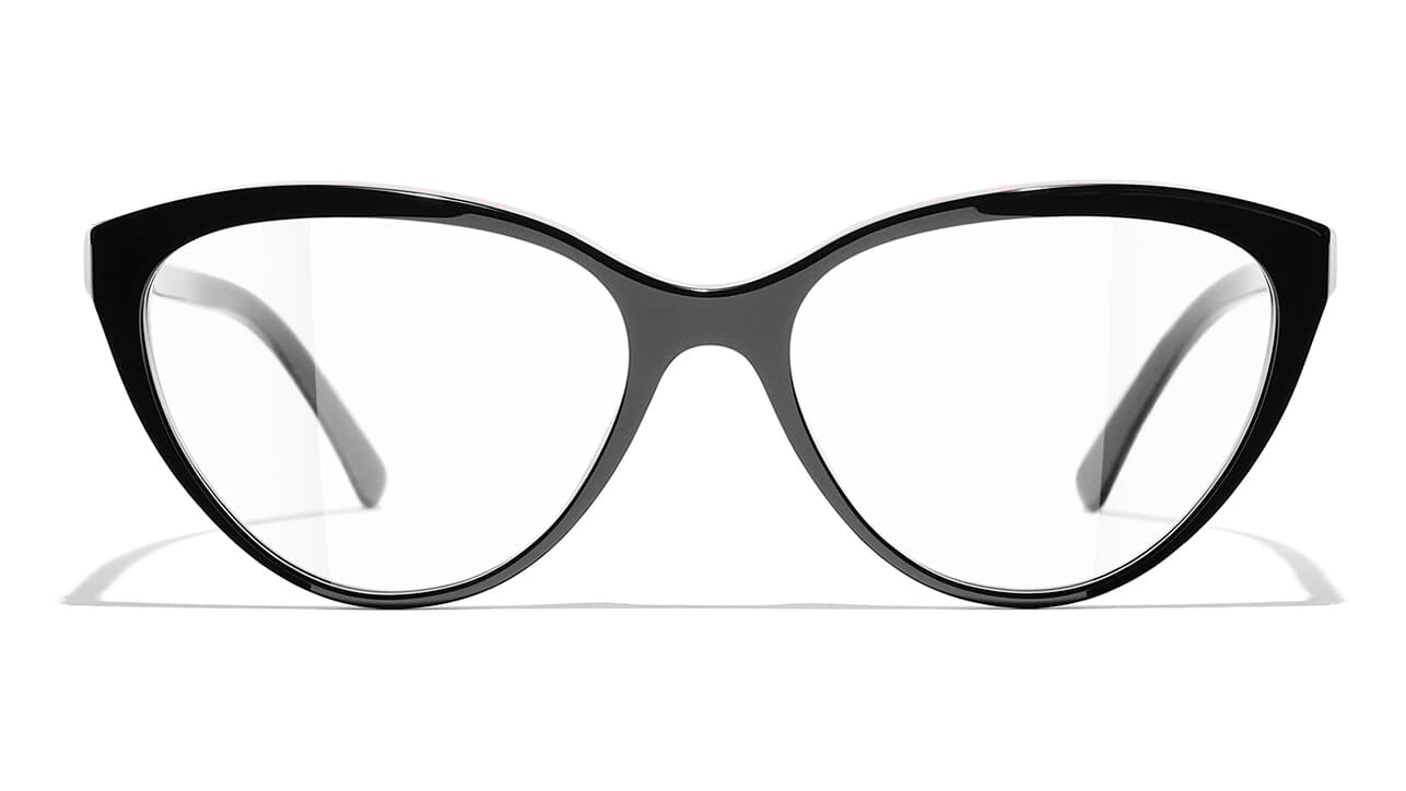 CHANEL Black Acetate Frame Cultured Pearl Cat-Eye Sunglasses. Plastic  ref.344778