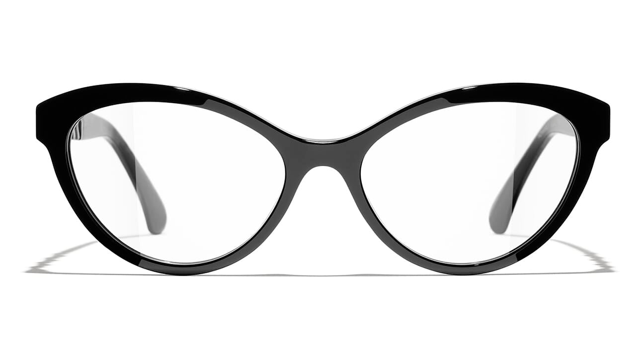 Chanel 3458 Glasses (Black - Square - Women)