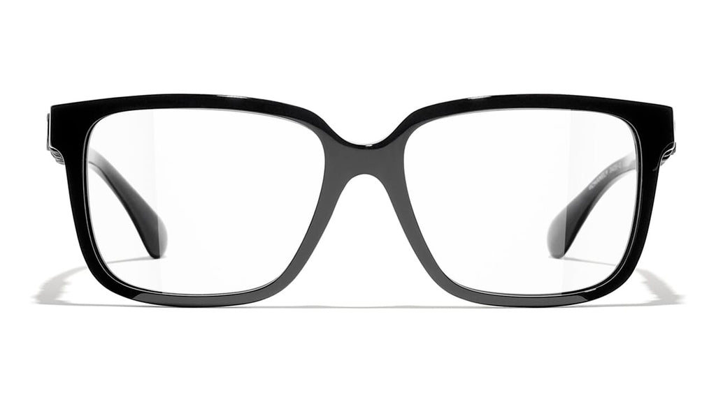 CHANEL 3408QA 622 Eyeglasses Glasses Polished Black Gold CC 54mm  Alternative Fit $195.00 - PicClick