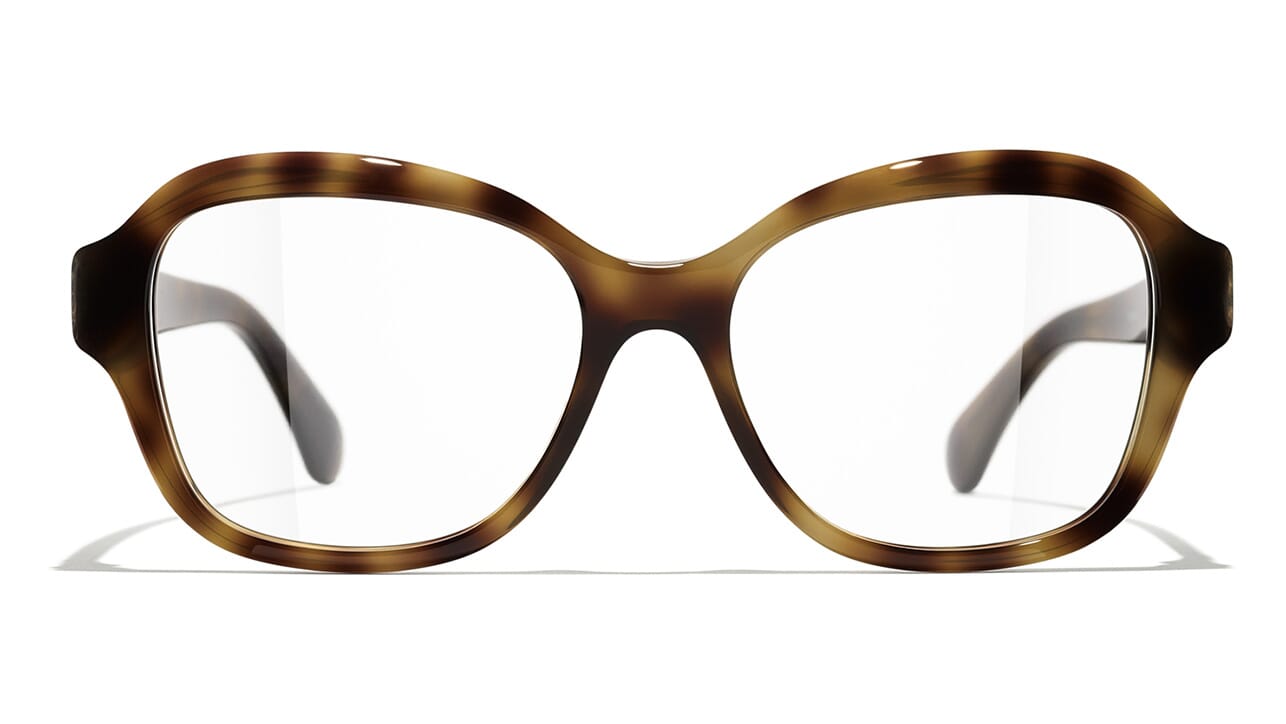 Chanel 3432 Glasses (Brown - Round - Women)