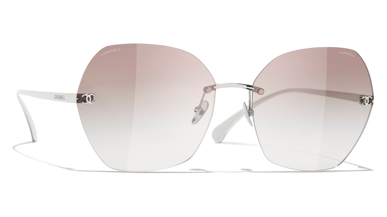 Chanel 5482H Sunglasses Black/Grey Square Women