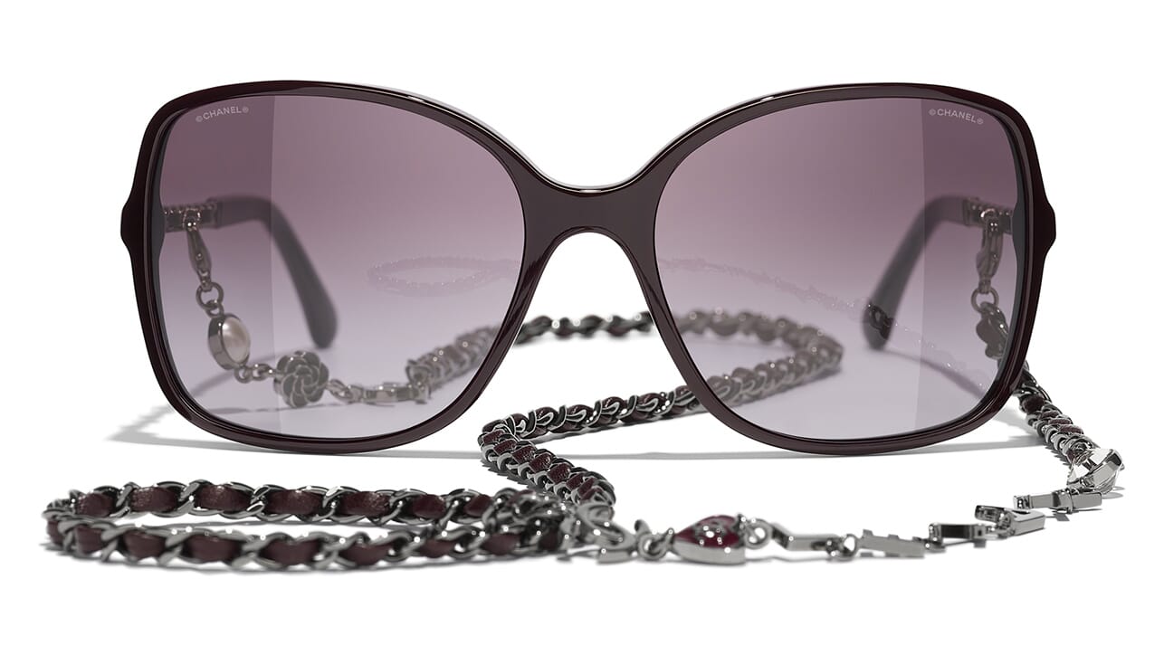 Chanel Chain-Link Vintage Sunglasses - Dress Raleigh Consignment