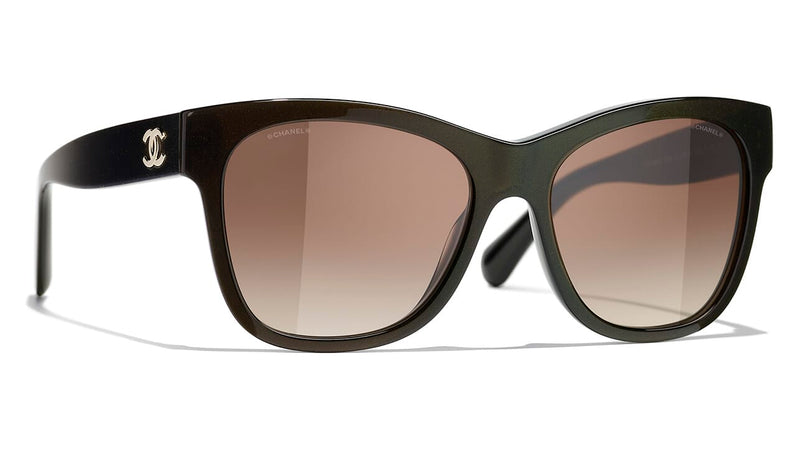 Chanel Acetate Square CC Sunglasses 5380 Black