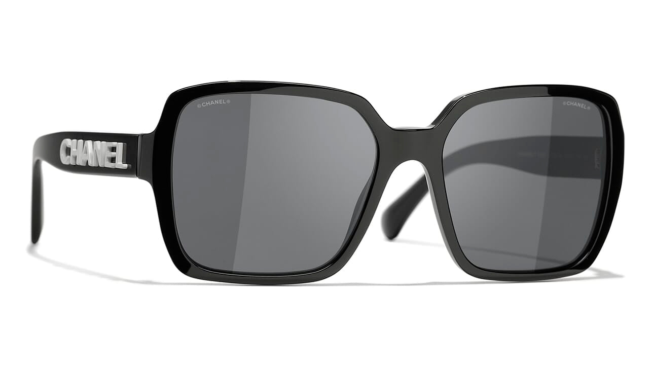 Aviator sunglasses Chanel Black in Metal - 34166504