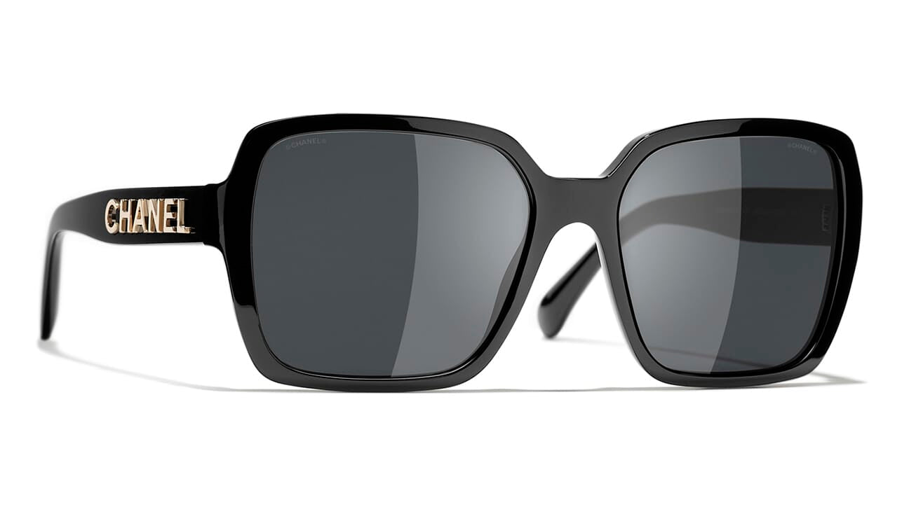 Sunglasses CHANEL CH5511 C622S8 52-20 Black in stock