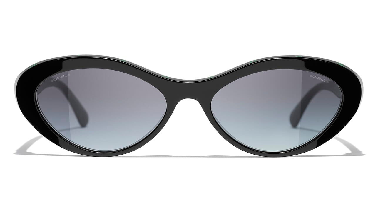 Sunglasses Chanel CH5456QB C501S6 54-16 Black Gradient in stock