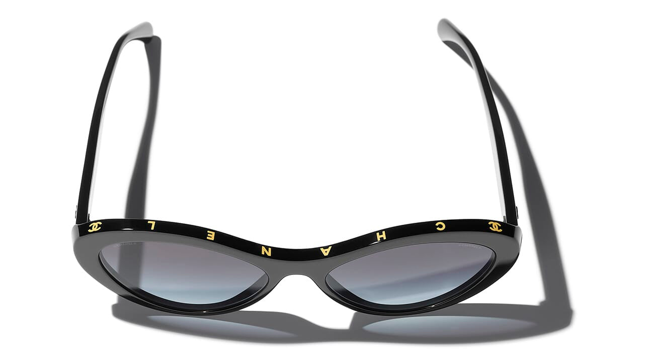 Sunglasses CHANEL CH5486 C622/S4 56-17 Black in stock