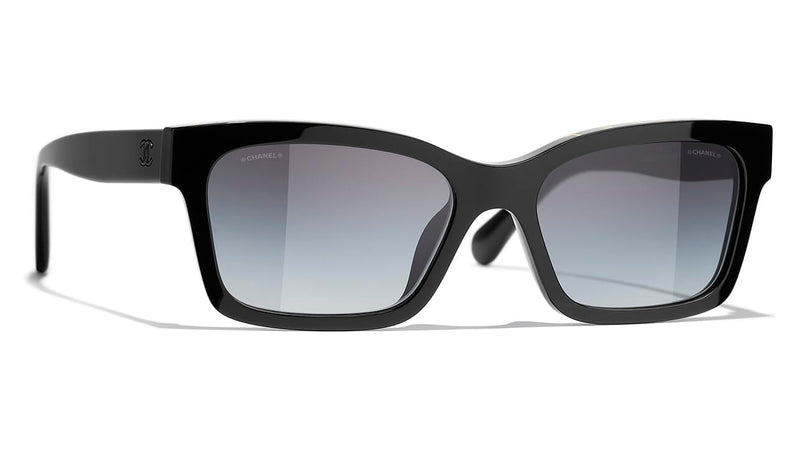 Chanel 5417 c.534/3 Square Sunglasses Black/Beige